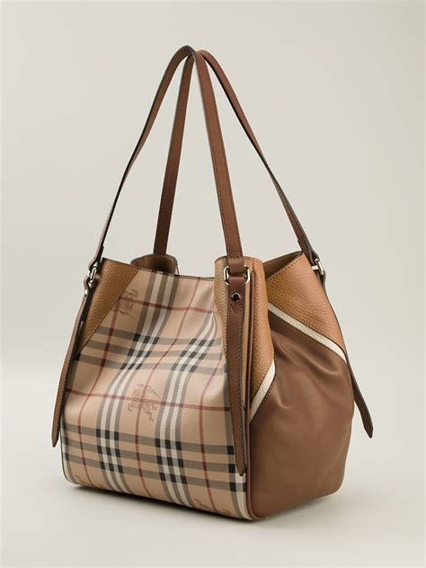 burberry classic house check tote bag|burberry handbags for women.